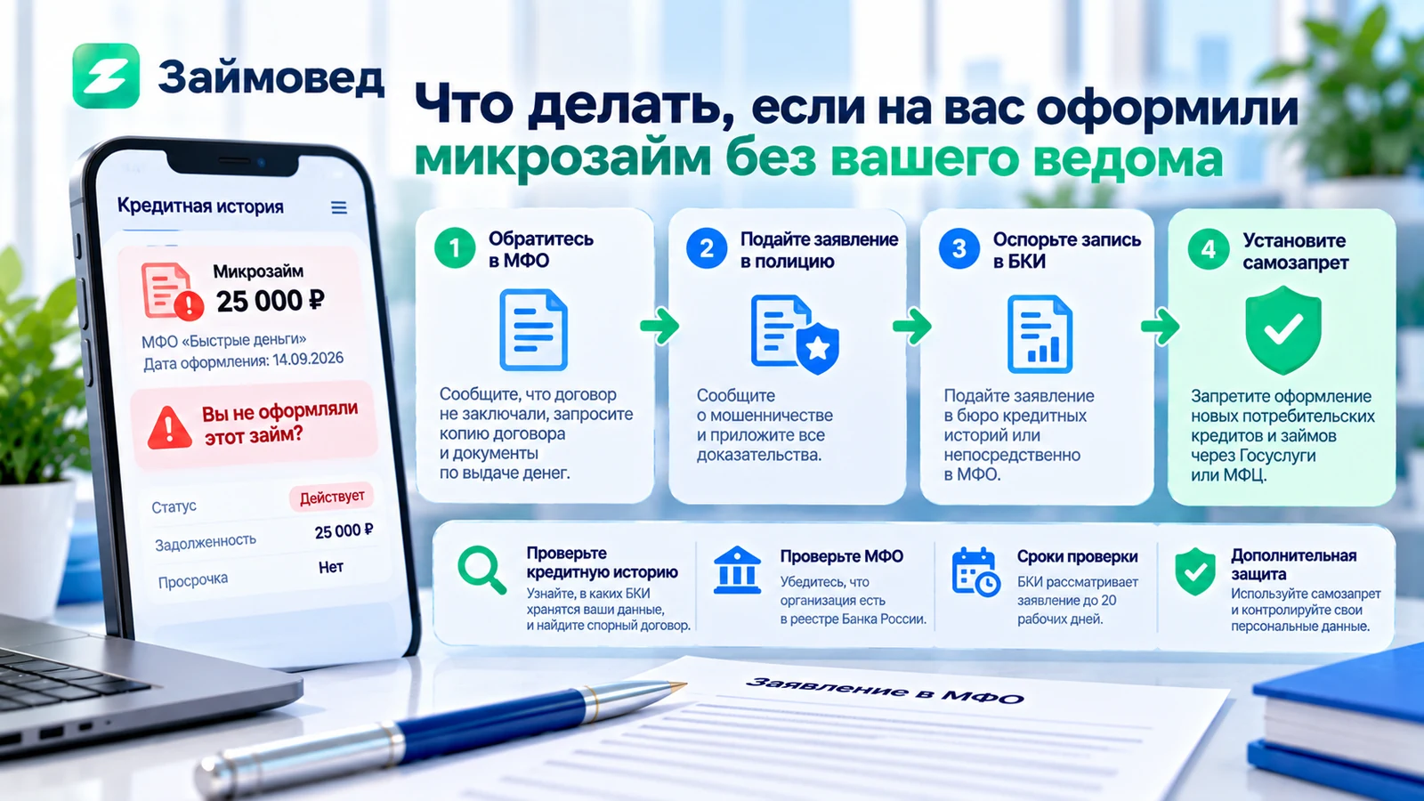 Микрозайм оформлен без ведома — как оспорить чужой займ